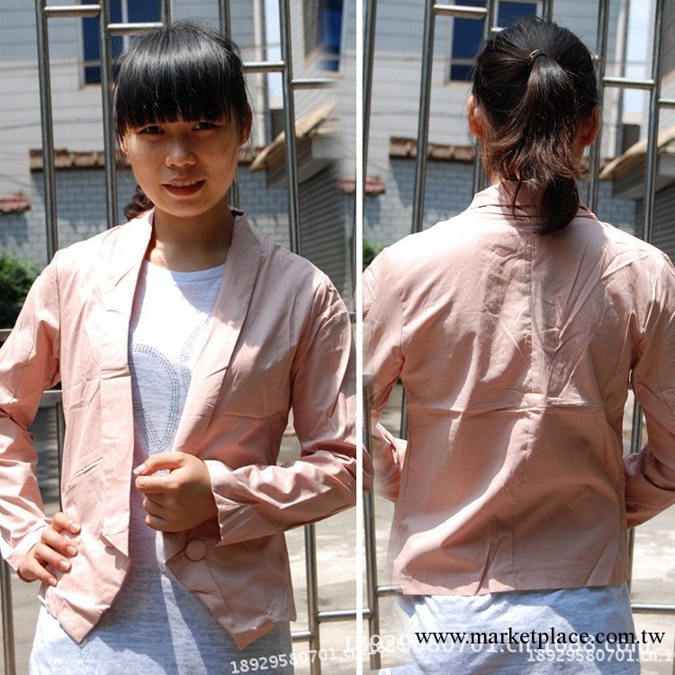 2013新款女式小西裝 修身氣質女款小西裝 韓版小西裝低價批發粉色工廠,批發,進口,代購