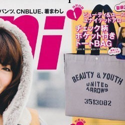 日本雜志附錄《MINI》BEAUTY* Q YOUTH 手提袋 帆佈包 單肩包工廠,批發,進口,代購