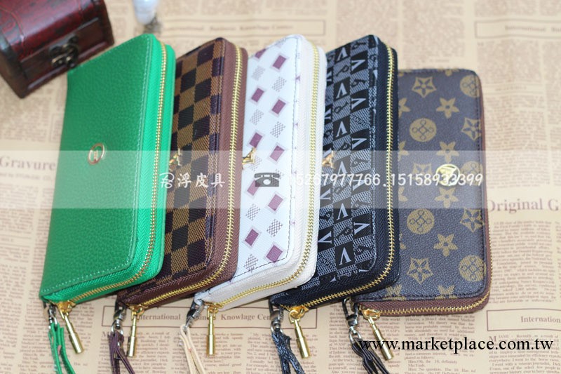 君浮皮具 外貿尾貨 多種花樣 低價清貨 單拉錢包 男女適用工廠,批發,進口,代購