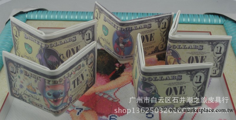 全新推出 第二代 美國迪斯尼  紀念錢幣錢包 塗鴉創意錢包工廠,批發,進口,代購