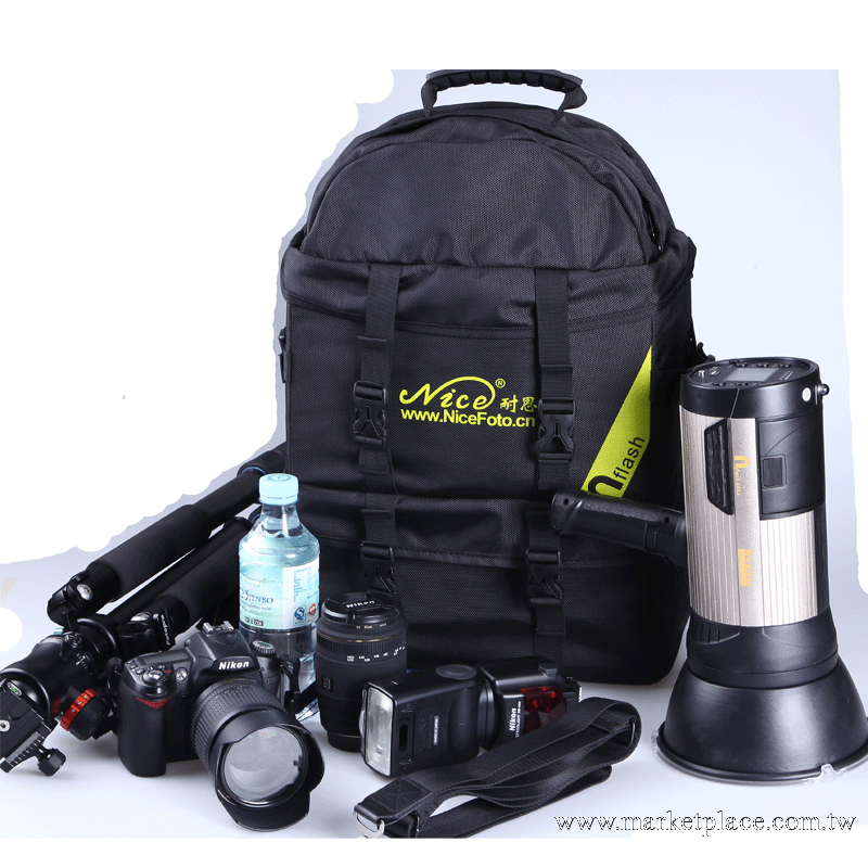 攝影背包 雙肩包 單反相機包 無線外拍燈背包工廠,批發,進口,代購