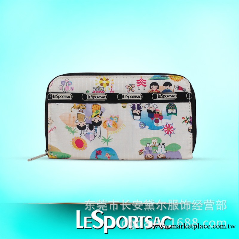 Lesportsac 樂播詩 力士保 女士長款多層零錢包 錢夾 卡包 手拿包工廠,批發,進口,代購