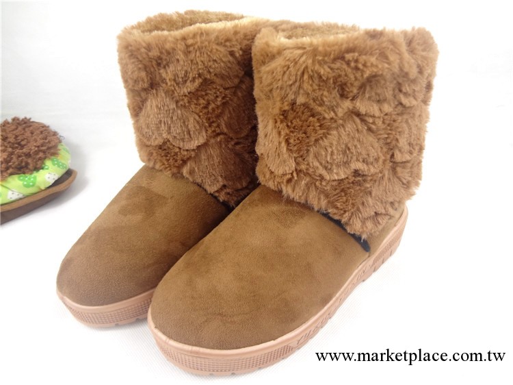 廠傢直銷 新款冬季女式雪靴皮毛一體 中筒保暖鞋 冬天女靴棉靴工廠,批發,進口,代購