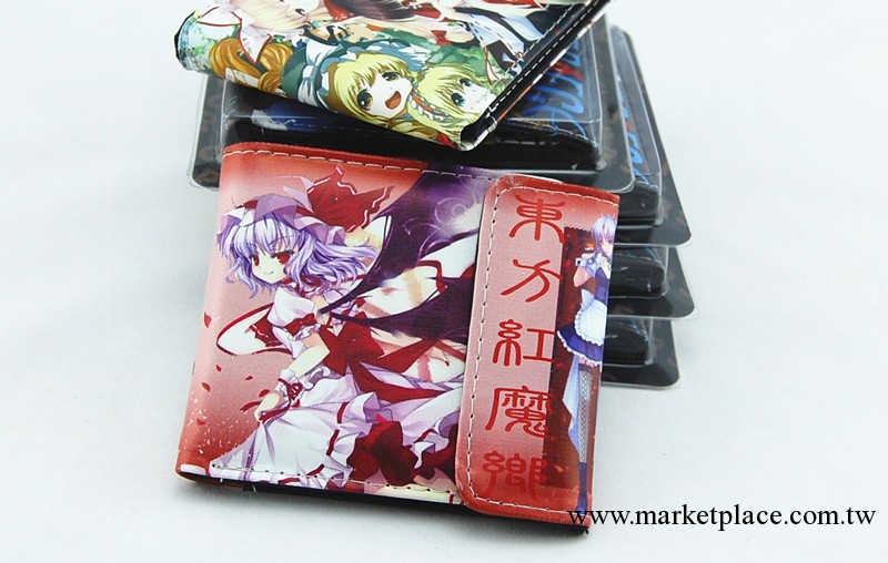 東方紅魔館 動漫折疊錢包工廠,批發,進口,代購