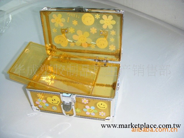 首飾箱 塑料方形手提化妝箱 卡通迪士尼 飾品盒工廠,批發,進口,代購