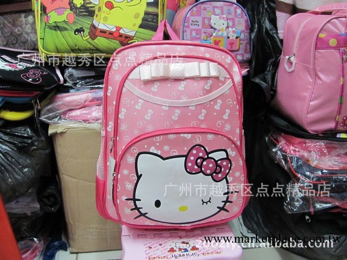 35813 hello kitty 動漫書包學生書包雙肩背包兒童書包背包工廠,批發,進口,代購