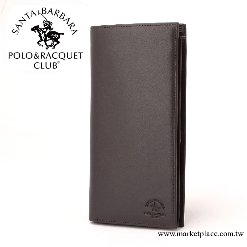 新款S.B.POLO/聖大保羅男士長款啡色牛皮錢包R121101-66工廠,批發,進口,代購