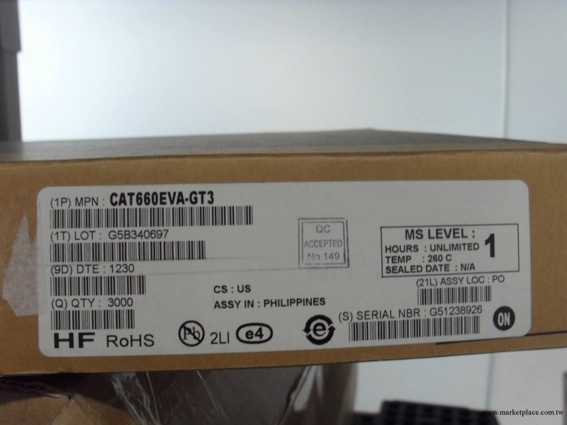 ON安森美半導體：CAT660EVA-GT3   進口原裝 現貨熱銷中 假一賠十工廠,批發,進口,代購