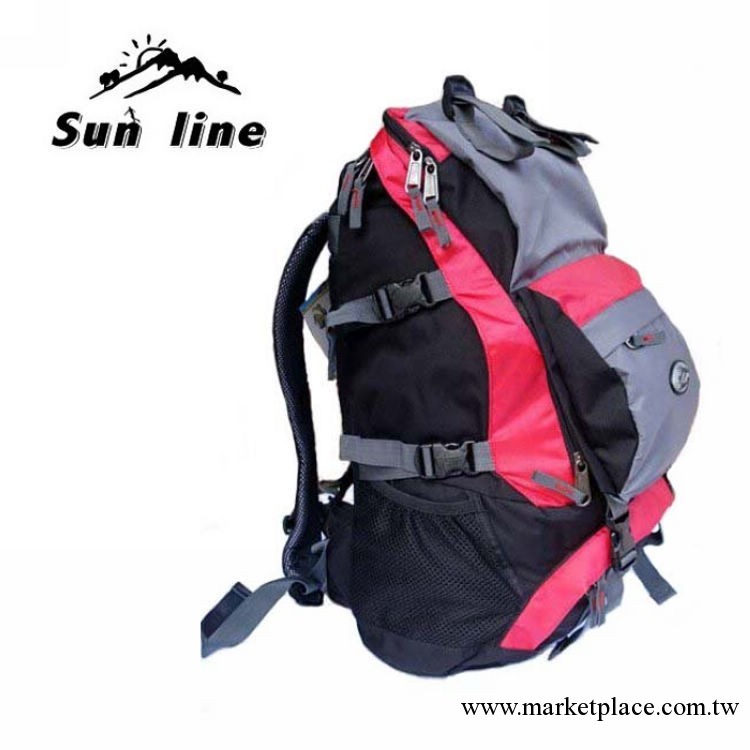 sun-line/山籟 2002款戶外雙肩包 登山包 休閑包 35L 紅色背包工廠,批發,進口,代購