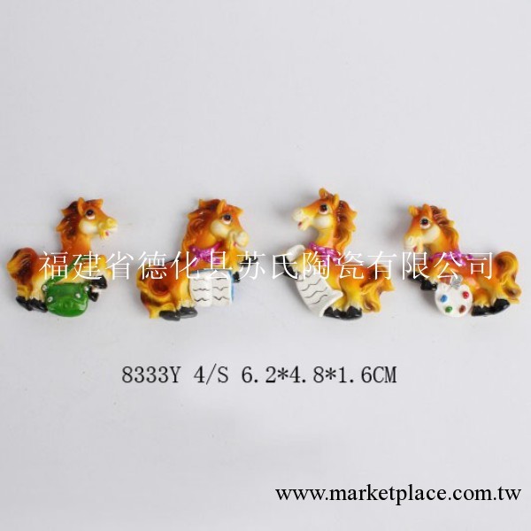 樹脂工藝品 創意禮品 樹脂馬冰貼   傢居聖誕禮品 8333Y工廠,批發,進口,代購