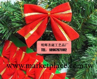 廠傢直銷 紅金蝴蝶結 1包8個，聖誕掛件(聖誕樹)，聖誕禮品工廠,批發,進口,代購