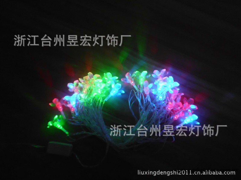 七彩LED花瓣掛件 LED聖誕掛件 婚慶掛件 婚慶裝飾燈 春節用品工廠,批發,進口,代購