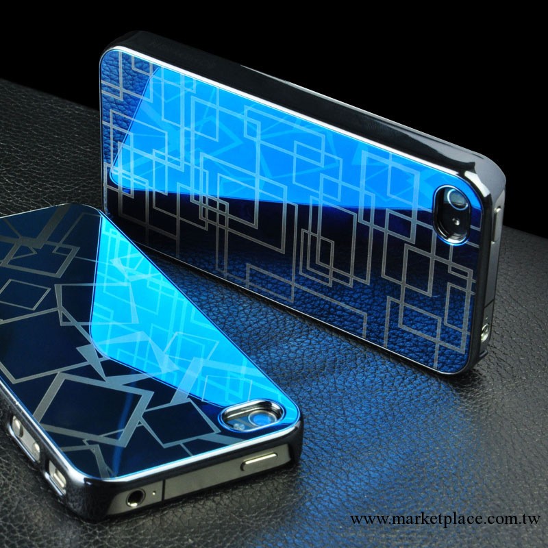 閃魔iPhone4S外殼 4S金屬殼 蘋果手機外殼 IP4保護套 配件批發男工廠,批發,進口,代購