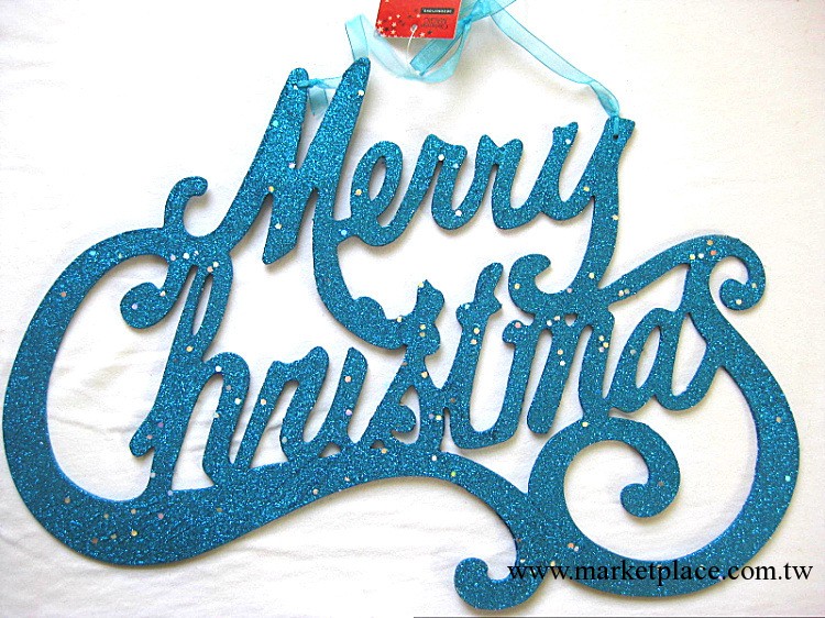 定做聖誕場景佈置貼 英文橫幅MERRY CHRISTMAS工廠,批發,進口,代購