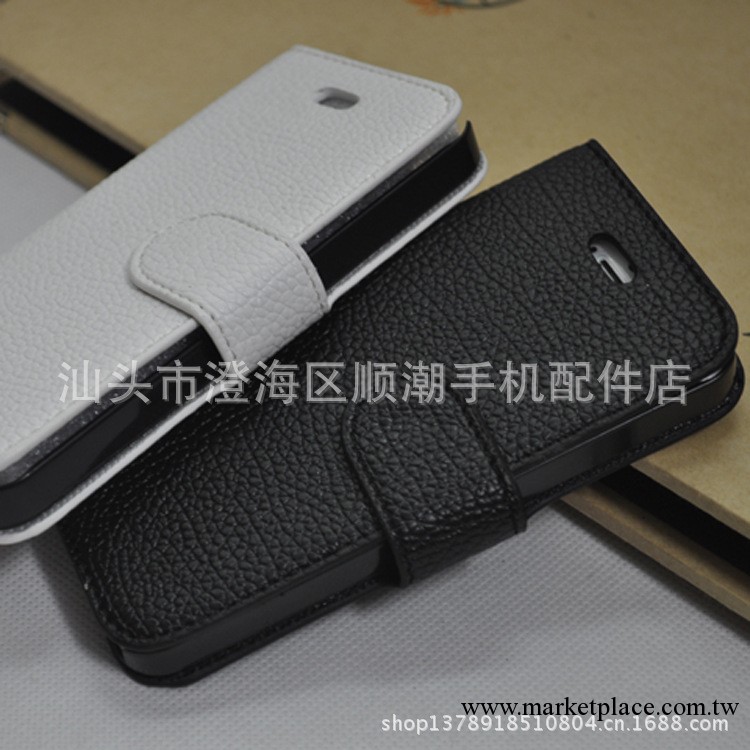 批發 蘋果5手機殼 iphone5手機套 5G皮套 超薄荔枝紋左右開工廠,批發,進口,代購