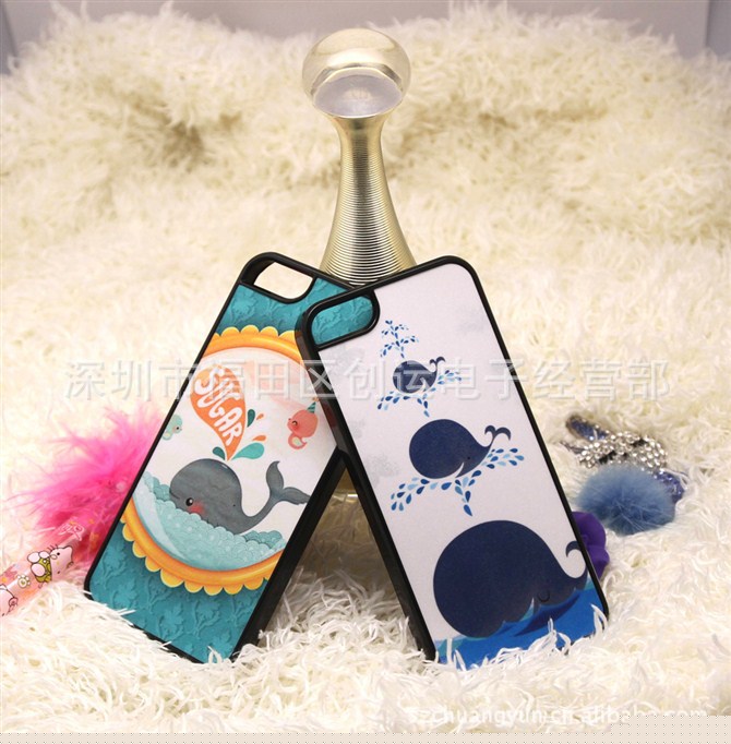 裸裝 彩繪情侶卡通磨砂閃粉外殼 蘋果iphone5手機保護套潮現貨工廠,批發,進口,代購