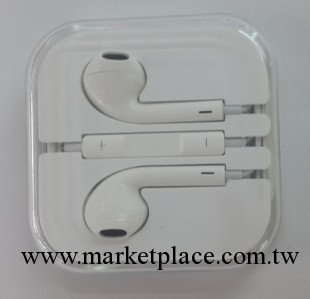 蘋果iphone5耳機彩色蘋果5代耳機好音質耳機多彩帶水晶盒（有麥）工廠,批發,進口,代購