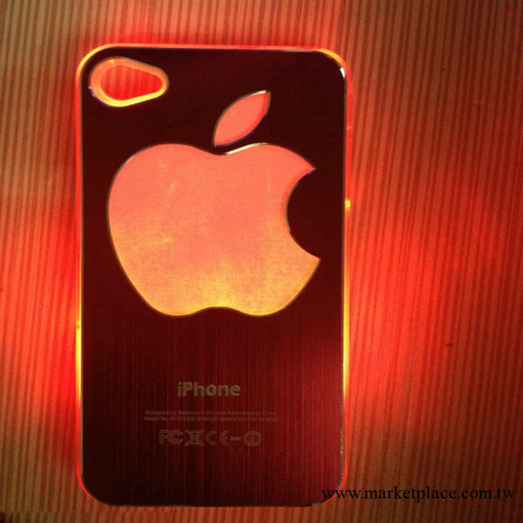 APPLE特色夜光 Iphone4手機殼 新款蘋果5保護套工廠,批發,進口,代購