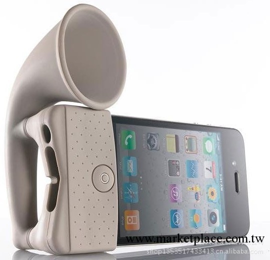 東莞廠傢大量供應蘋果手機擴音器 .多款多色iphone4/4s手機擴音器工廠,批發,進口,代購