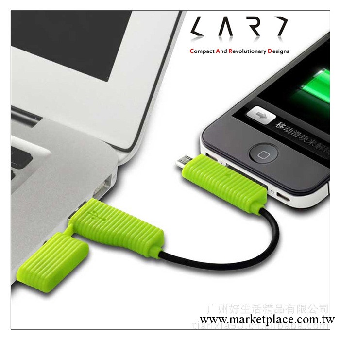 新加坡正版 CARD KC5圈圈數據線 iphone4/4s蘋果安卓手機充電器工廠,批發,進口,代購
