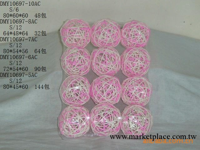 供應天然環保藤球 節慶用品 聖誕飾品工廠,批發,進口,代購