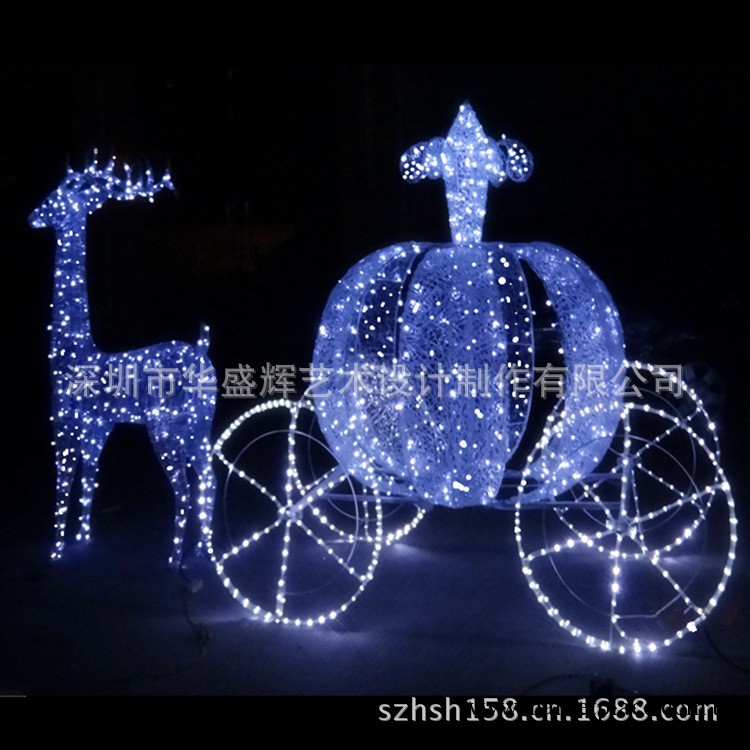 深圳鹿拉車/聖誕鹿/聖誕裝飾品工廠,批發,進口,代購