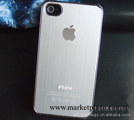 混批iphone手機保護套 金屬拉絲 全包邊框 浮雕蘋果logo K749工廠,批發,進口,代購