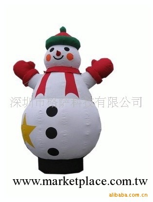 廠傢供應充氣雪人 充氣聖誕老人(圖)工廠,批發,進口,代購