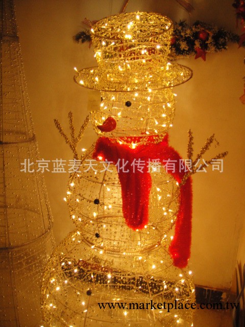 熱銷推薦 商場超市裝飾 仿真雪人 led聖誕雪人 usb雪人 發光雪人工廠,批發,進口,代購