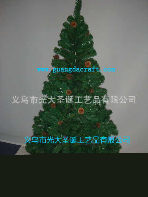 義烏廠傢直銷 供應PVC松果聖誕樹工廠,批發,進口,代購