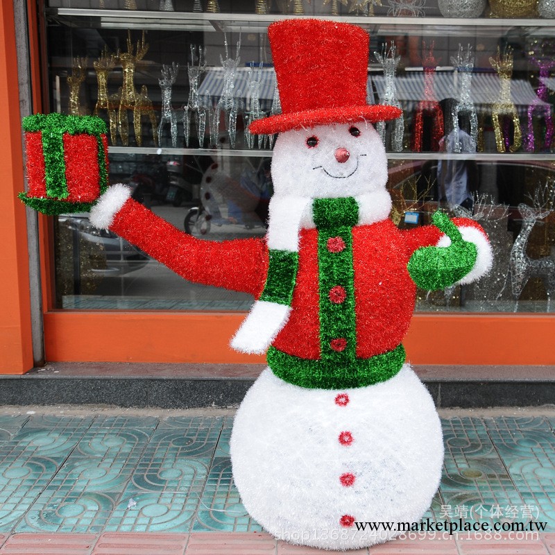 聖誕鐵藝用品 節日雪人裝飾物 可愛雪人娃娃，新款上市廠傢批發批發・進口・工廠・代買・代購