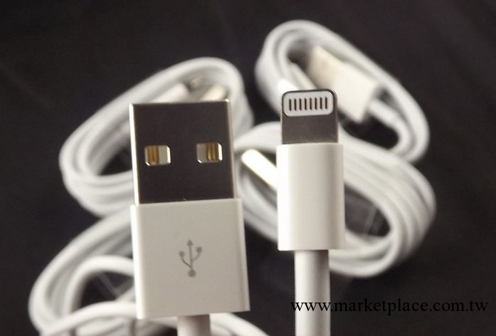 蘋果數據線 iphone5 5S數據線 支持ＩＯＳ7　原材料生產 廠傢直銷工廠,批發,進口,代購