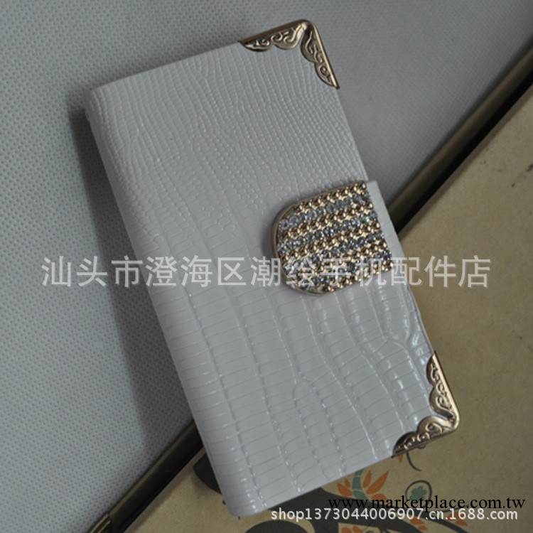 蘋果4鱷魚紋鑲鉆皮套 插卡皮套 蘋果4 4S鱷魚紋皮套工廠,批發,進口,代購
