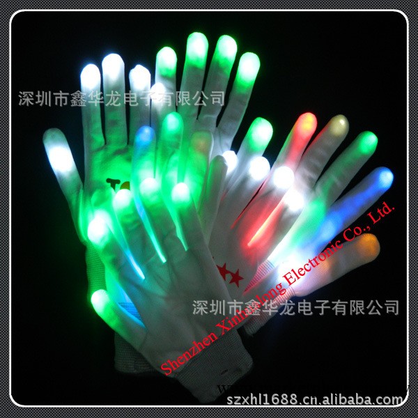 廠傢直銷 訂做聖誕手套 聖誕晚會發光手套道具工廠,批發,進口,代購