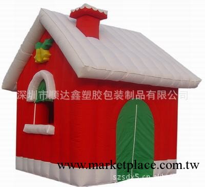 廠傢專業生產PVC充氣聖誕用品，聖誕房子，充氣房子氣模工廠,批發,進口,代購