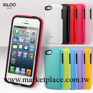 韓國IGLOO 蘋果iphone5手機殼 全包保護套 可放卡 糖果手機套工廠,批發,進口,代購