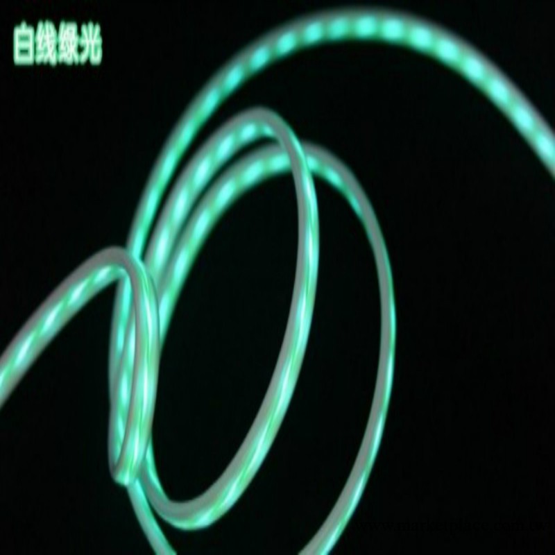 數據線 蘋果4代iphone 4S數據線ipad發光充電線 ... 專利線材工廠,批發,進口,代購
