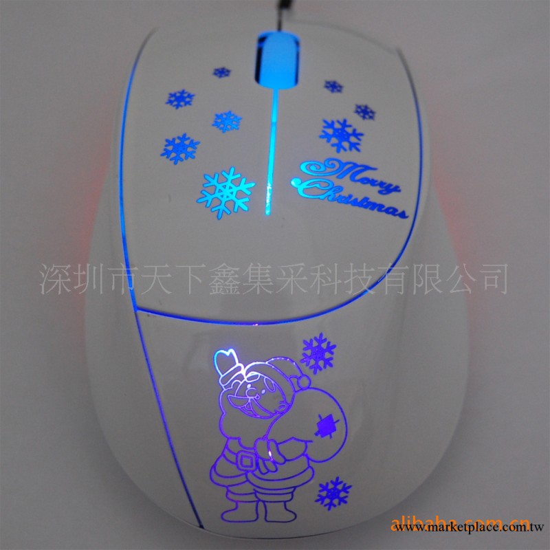 聖誕鼠標/廣東禮品貨源/聖誕節最熱賣的發光禮品/低成本，高利潤工廠,批發,進口,代購