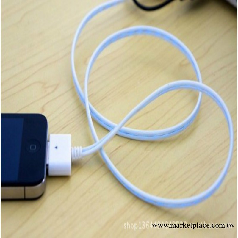 工廠直銷iphone數據線 iphone4數據線 蘋果手機數據線 usb發光線工廠,批發,進口,代購