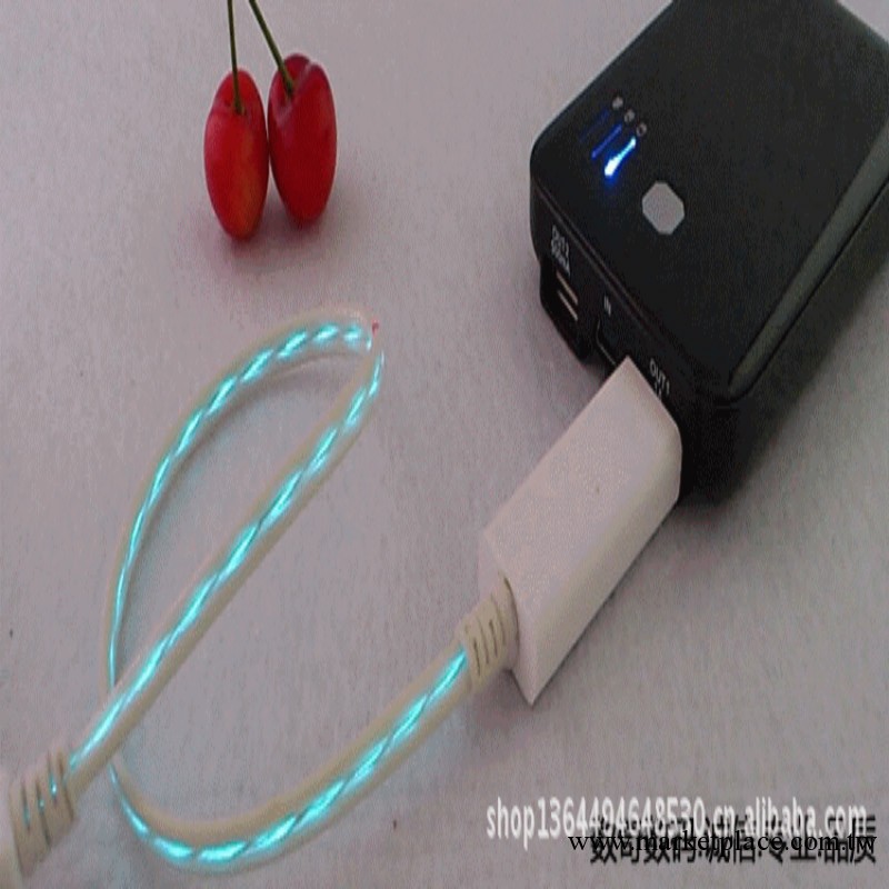 蘋果iphone 4 4S追光數據線 發光數據線 專利線材供應 工廠現貨供工廠,批發,進口,代購
