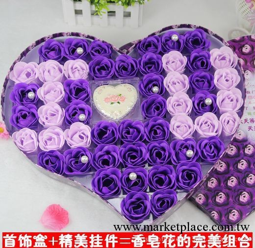 拉菲兒新款51朵高檔香皂花禮盒首飾盒生日禮物節日禮品聖誕節禮品工廠,批發,進口,代購