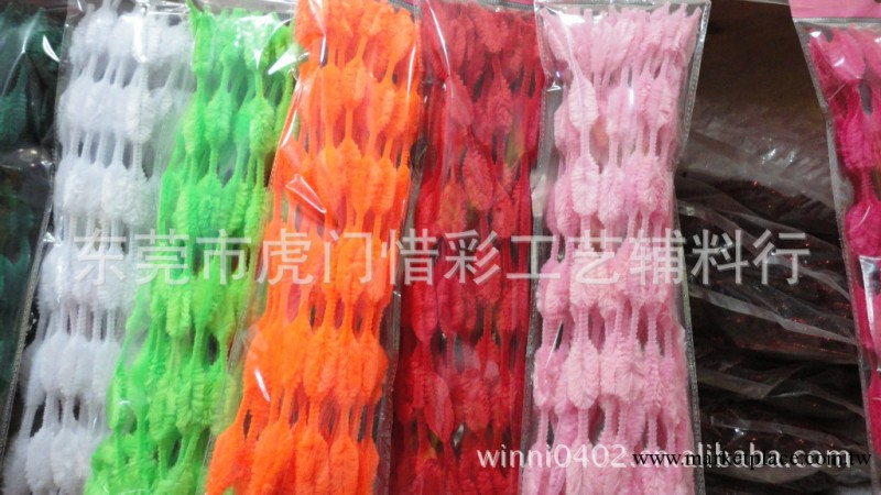 滌綸毛條 波浪絨條 DIY材料包 聖誕環保材質  掛飾品工廠,批發,進口,代購