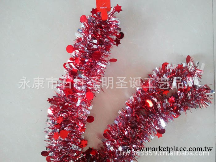 廠傢直銷.聖誕禮品，聖誕毛條，茜草，裝飾品，彩條，拉花 SM-021工廠,批發,進口,代購