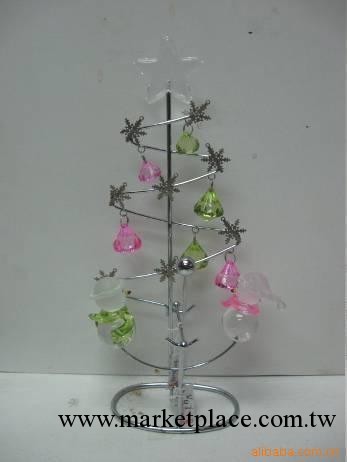 【聖誕禮品】小雪人鉆合吊飾聖誕樹（鐵線）工廠,批發,進口,代購