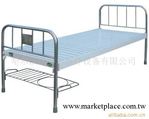 供應不銹鋼床頭鋼板條面平型床工廠,批發,進口,代購