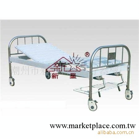 供應噴塑雙搖手病床、噴塑病床工廠,批發,進口,代購