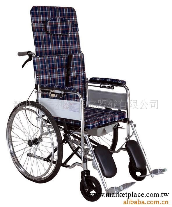 供應手動輪椅車 電鍍新型半躺式輪椅【生產工藝先進】工廠,批發,進口,代購