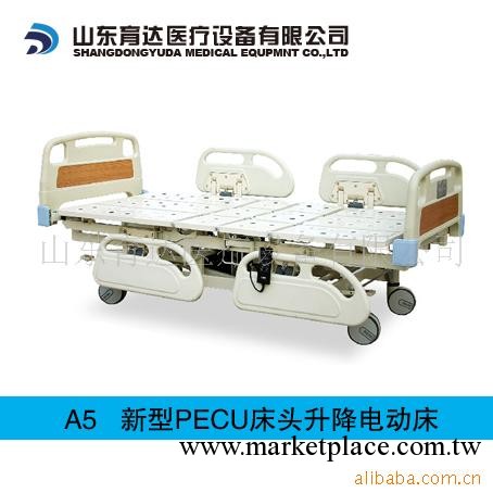 供應ABS床頭電動三搖病床 醫用床 三折床 育達醫用護理床工廠,批發,進口,代購