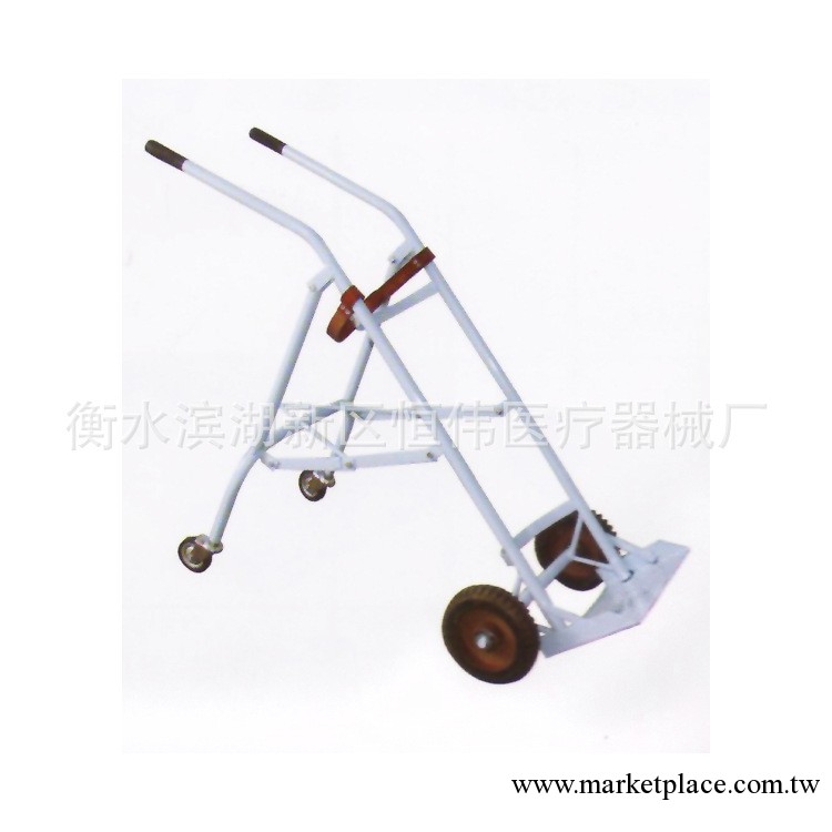不銹鋼氧氣瓶推車，噴塑氧氣瓶推車，衡水恒偉醫療器械廠工廠,批發,進口,代購