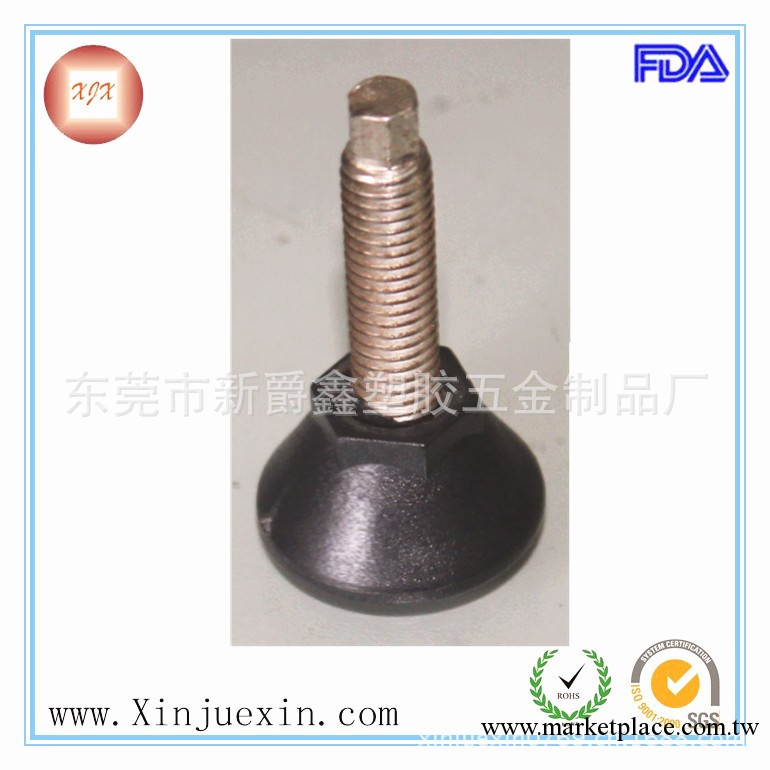 25mm-m8錐形塑料地腳 傢具塑膠調整腳 櫥櫃地腳 底腳工廠,批發,進口,代購